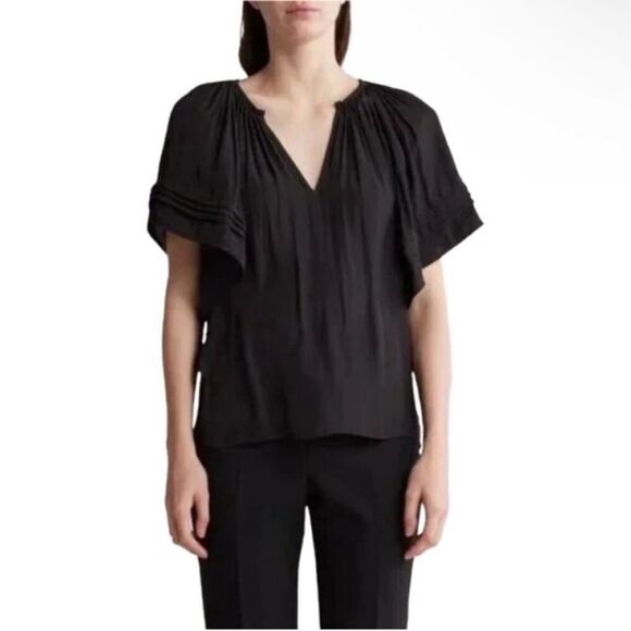 Ramy Brook NWT Kylo Top in Black Size Small MRSP $325 - Picture 2 of 5